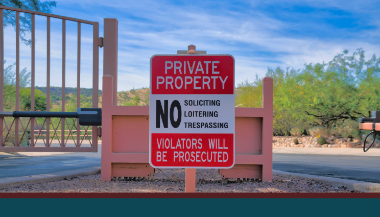 Using No Soliciting Signs in Your HOA